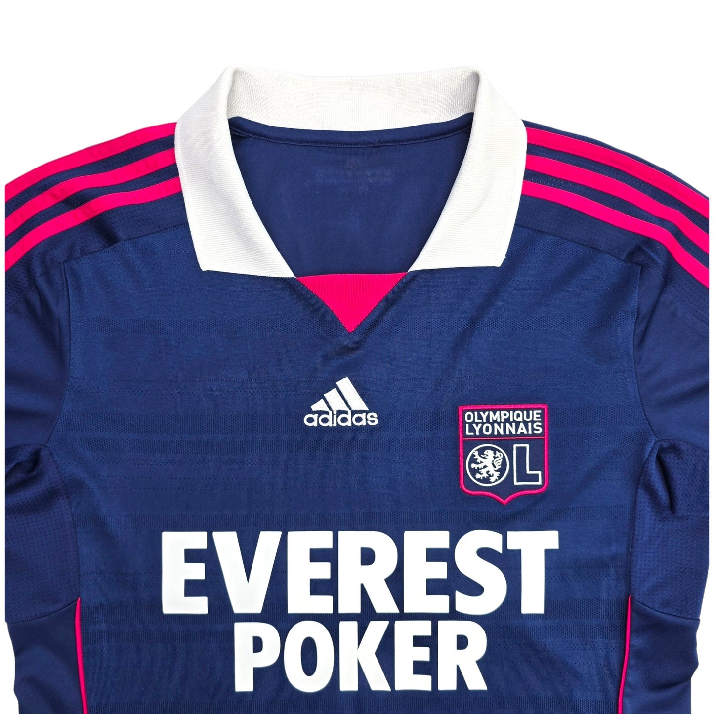 2011/12 Olympique Lyonnais Away Football Shirt (L) Adidas #9 Lisandro