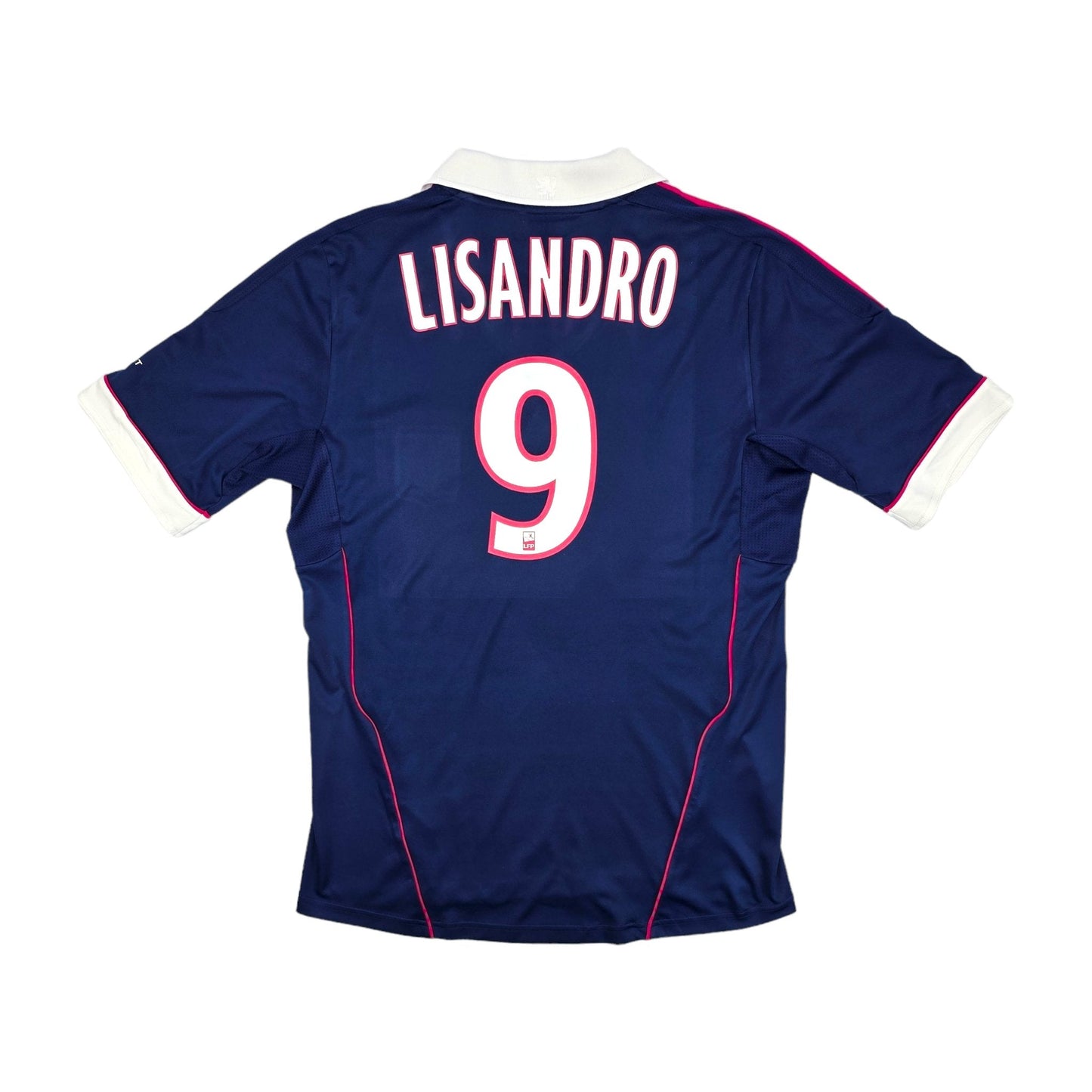 2011/12 Olympique Lyonnais Away Football Shirt (L) Adidas #9 Lisandro