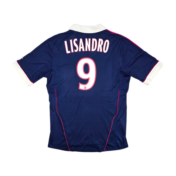 2011/12 Olympique Lyonnais Away Football Shirt (L) Adidas #9 Lisandro