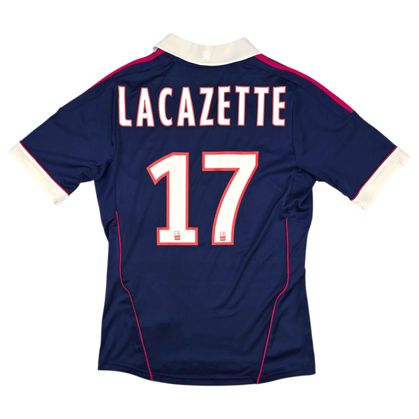 2011/12 Olympique Lyonnais Away Football Shirt (S) Adidas #17 Lacazette