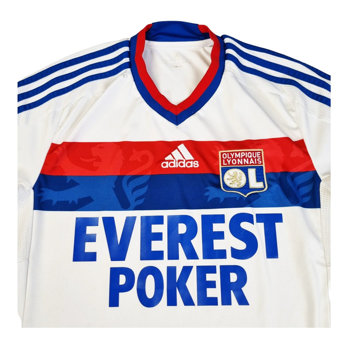 2011/12 Olympique Lyonnais Home Football Shirt (M) Adidas