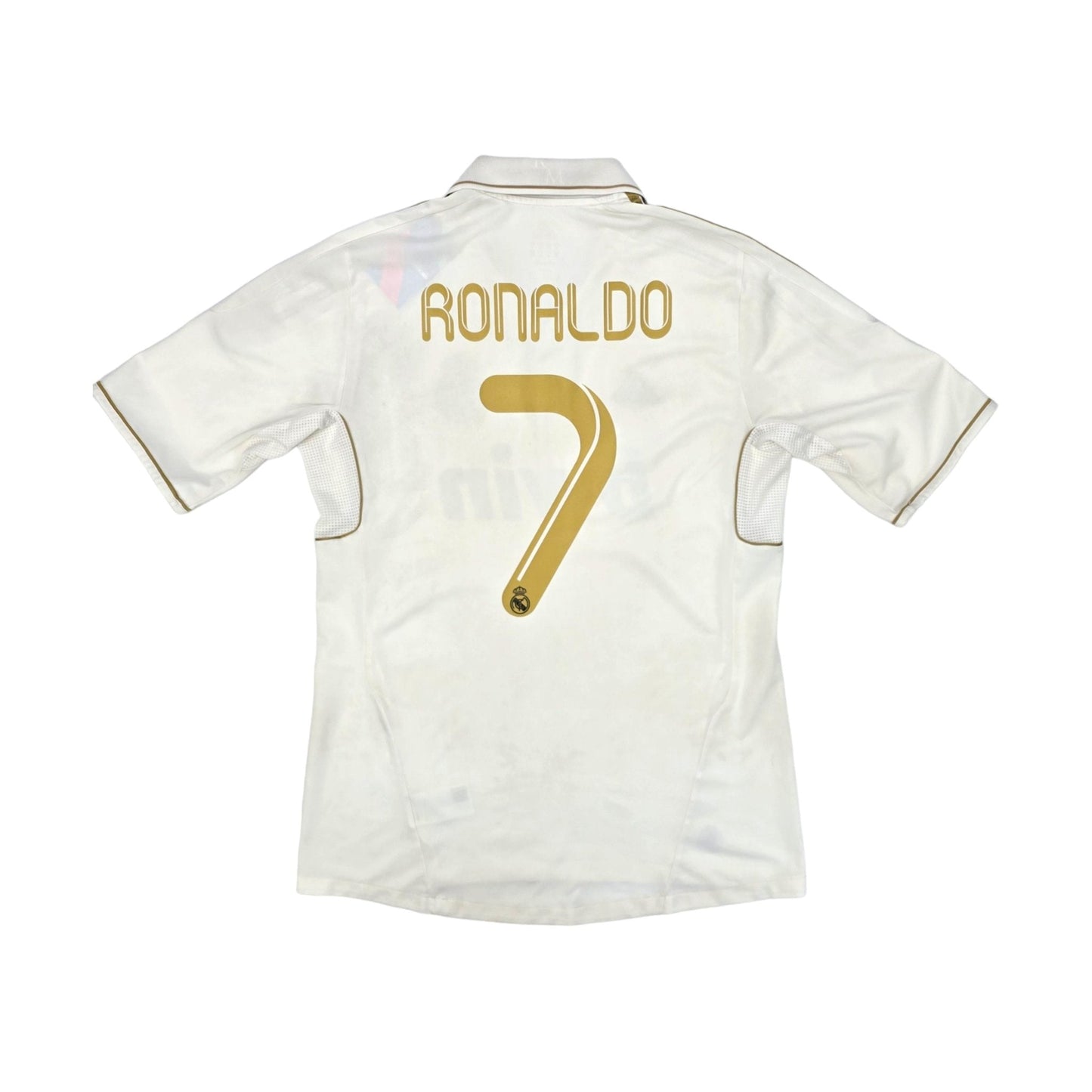 2011/12 Real Madrid Home Football Shirt (M) Adidas #7 Ronaldo (UCL)