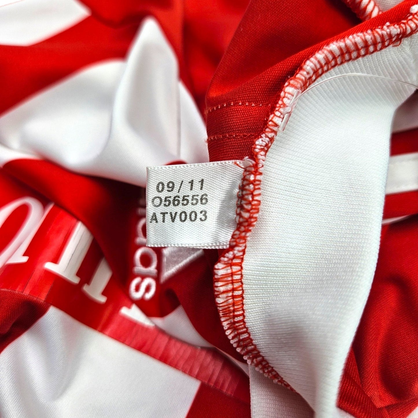 2011/12 Stoke City Home Football Shirt (L) Adidas #24 Delap