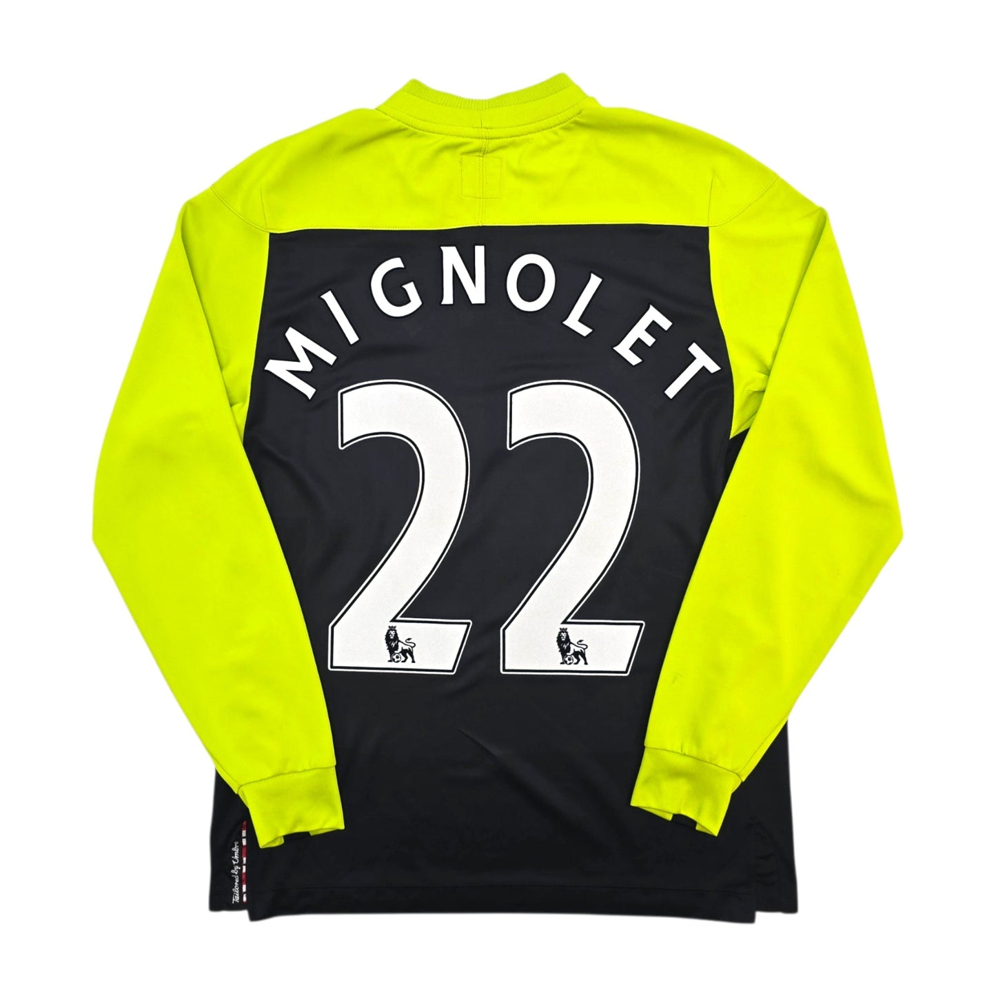 2011/12 Sunderland Goal Keeper Football Shirt (M) Umbro #22 Mignolet