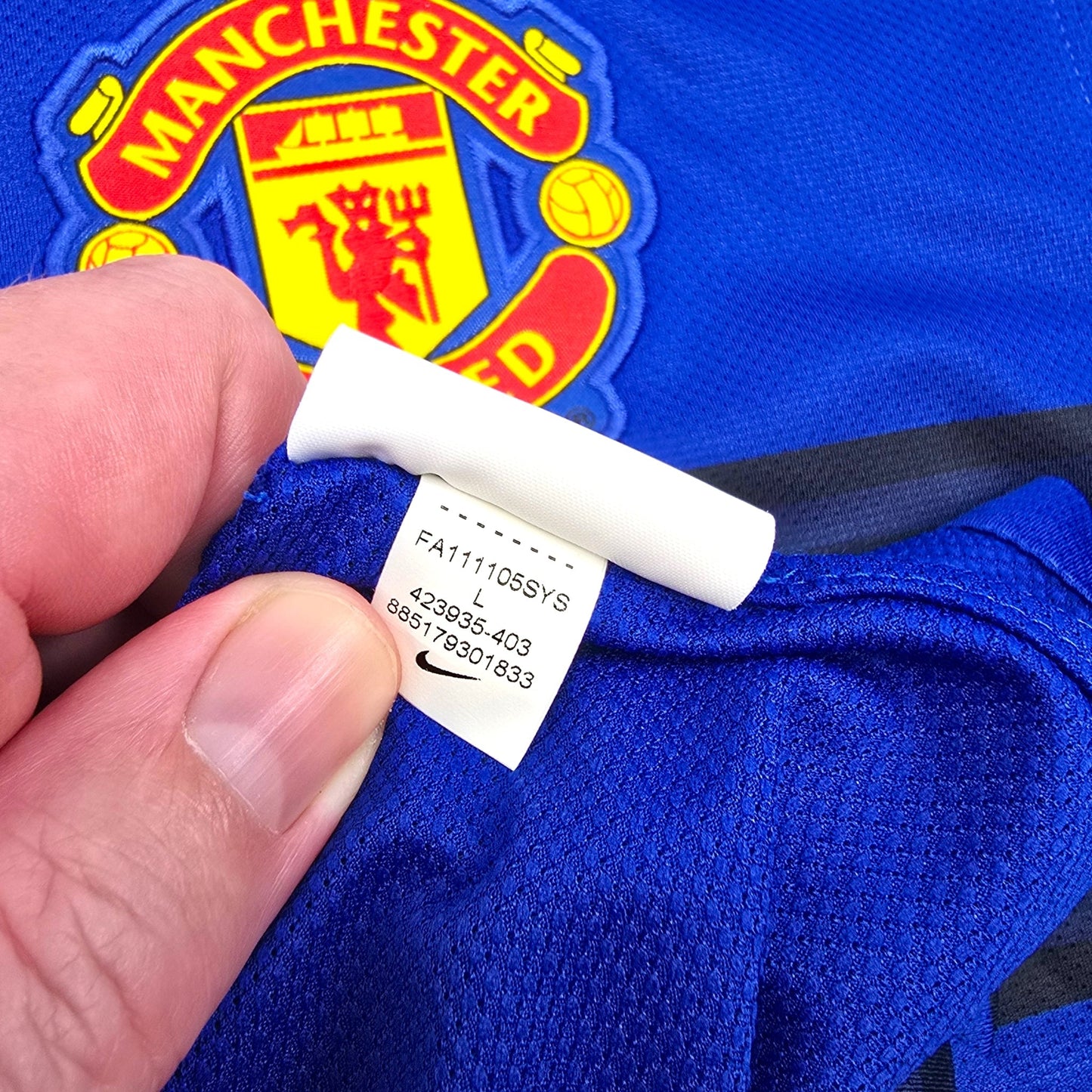 2011/13 Manchester United Away Football Shirt (L) Nike #9 Berbatov