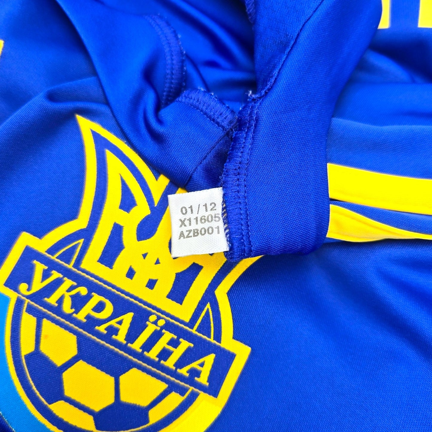 2011/13 Ukraine Away Football Shirt (S) Adidas #7 Shevchenko