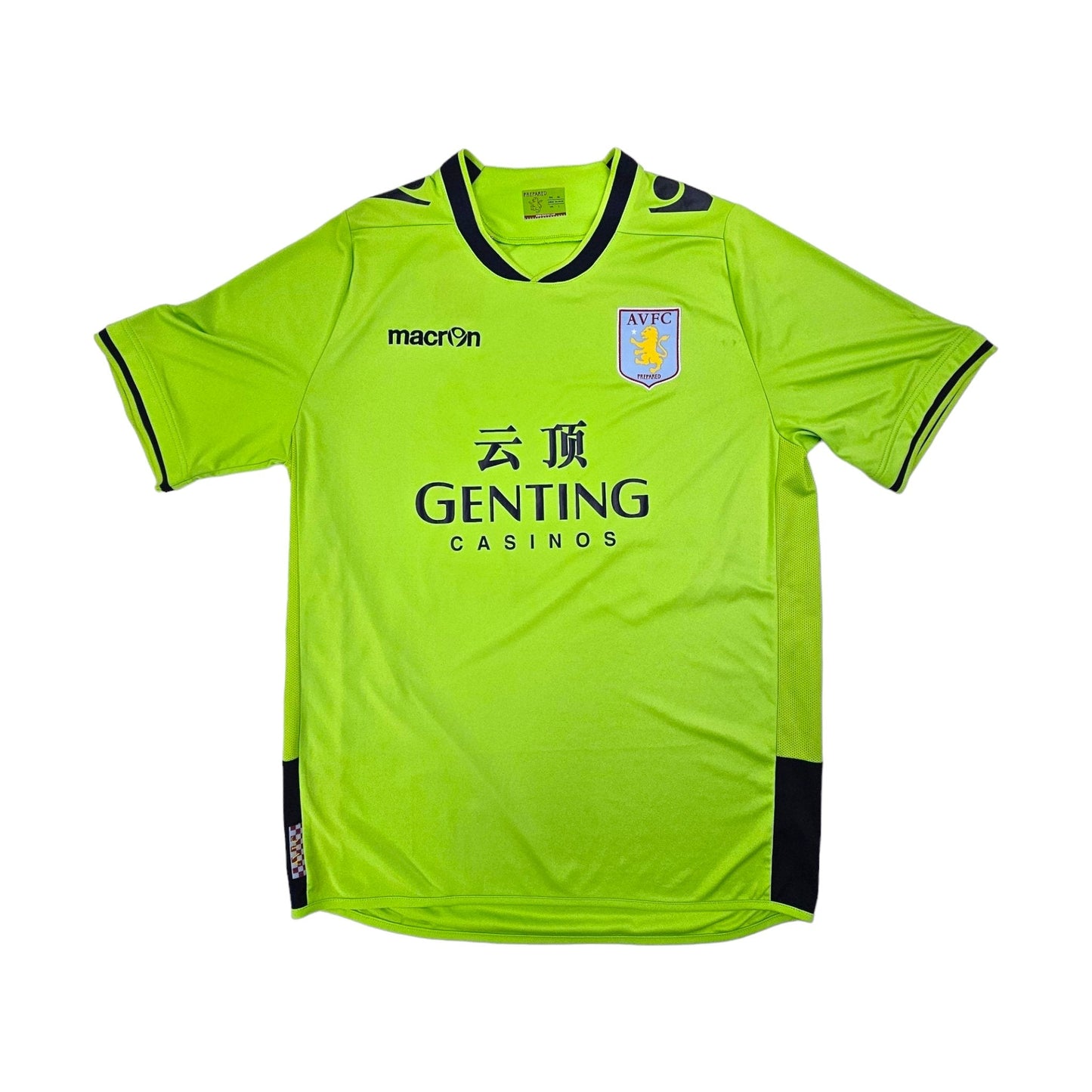 2012/13 Aston Villa Away Football Shirt (L) Macron #20 Benteke