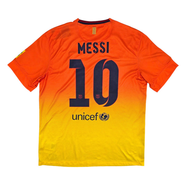 2012/13 Barcelona Away Football Shirt (L) Nike #10 Messi