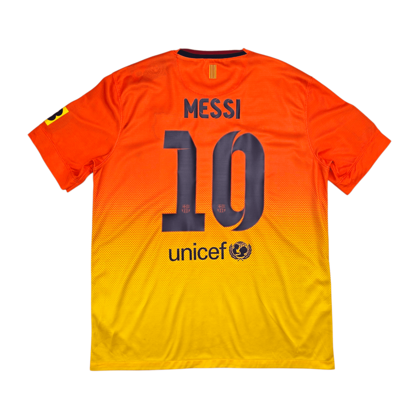 2012/13 Barcelona Away Football Shirt (L) Nike #10 Messi
