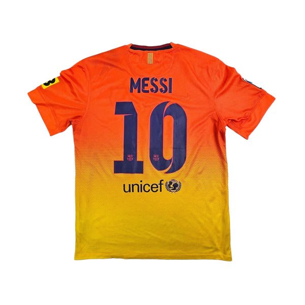 2012/13 Barcelona Away Football Shirt (M) Nike #10 Messi