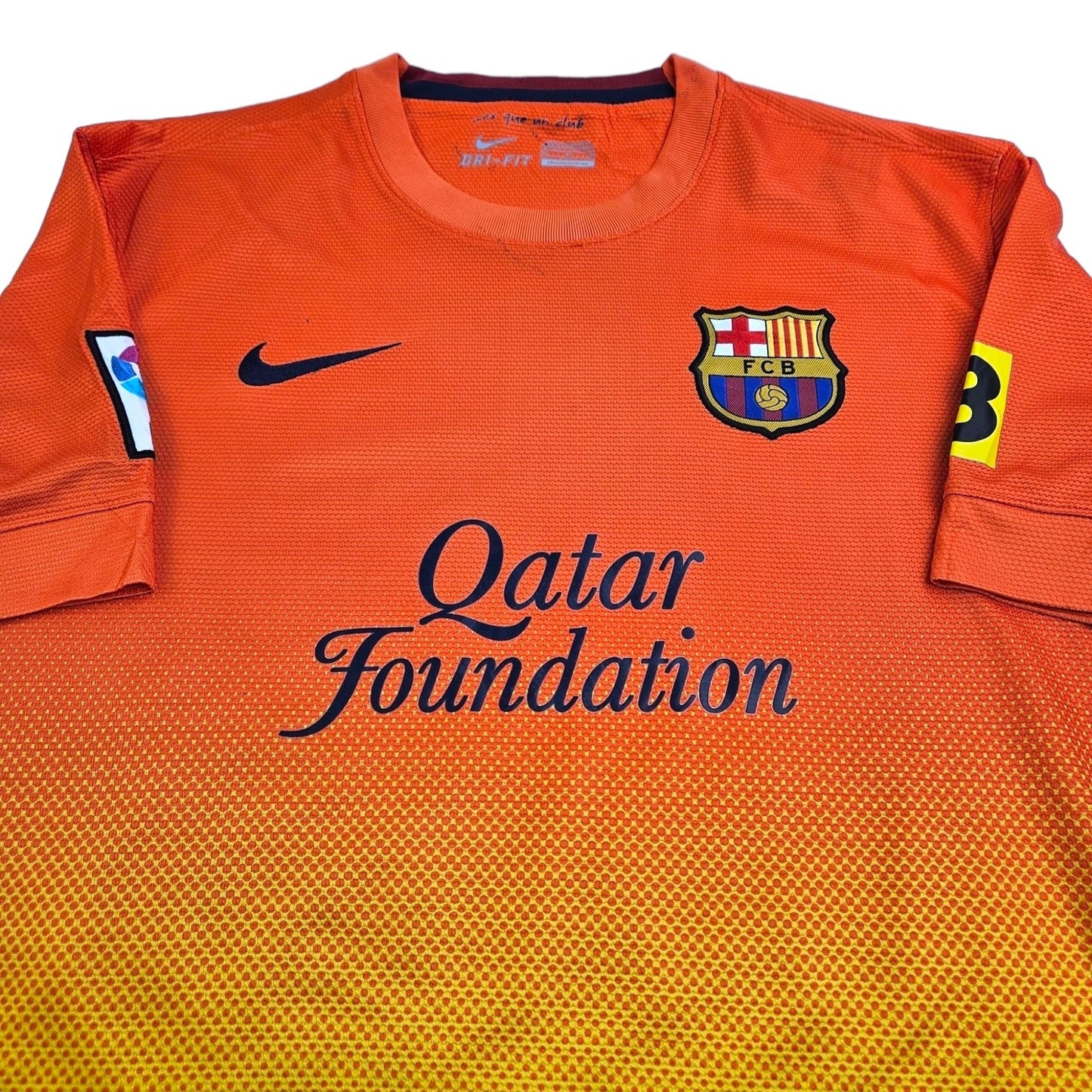 2012/13 Barcelona Away Football Shirt (M) Nike #10 Messi