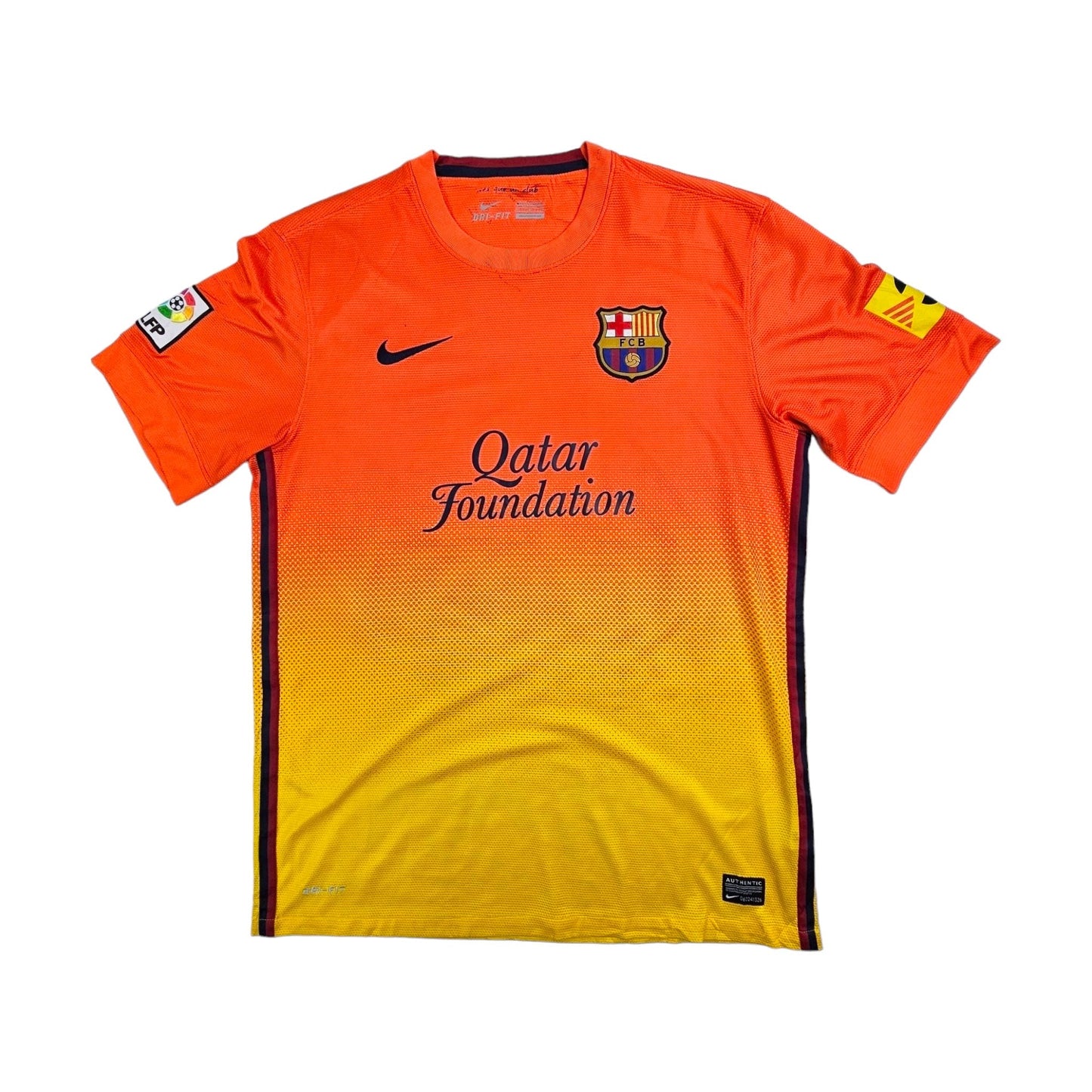 2012/13 Barcelona Away Football Shirt (M) Nike #10 Messi
