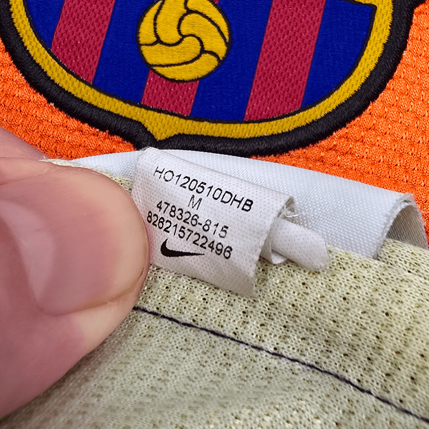 2012/13 Barcelona Away Football Shirt (M) Nike #4 Fabregas
