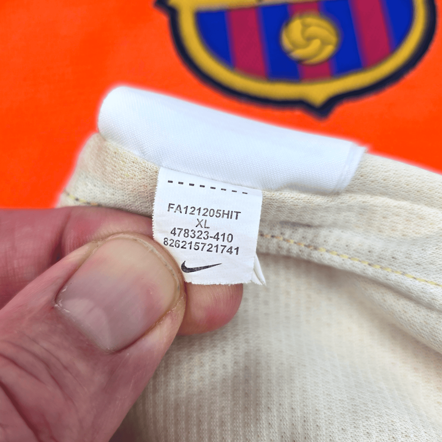 2012/13 Barcelona Away Football Shirt (XL) Nike #7 David Villa
