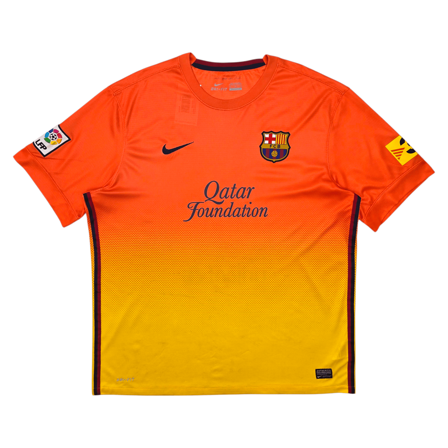 2012/13 Barcelona Away Football Shirt (XL) Nike #7 David Villa