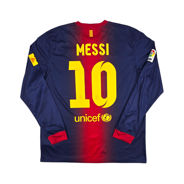 2012/13 Barcelona Home Football Shirt (L) Nike #10 Messi