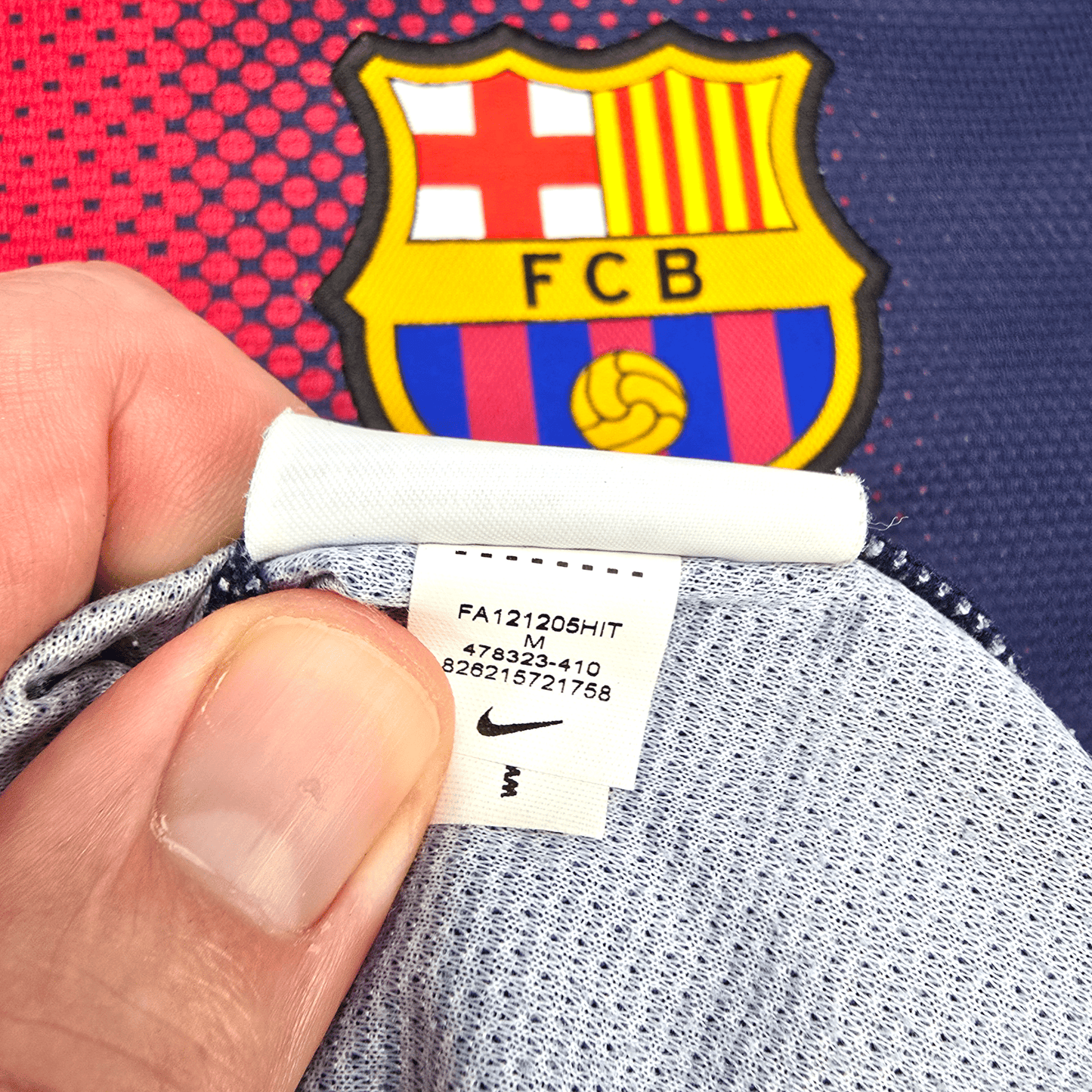 2012/13 Barcelona Home Football Shirt (M) Nike #10 Messi
