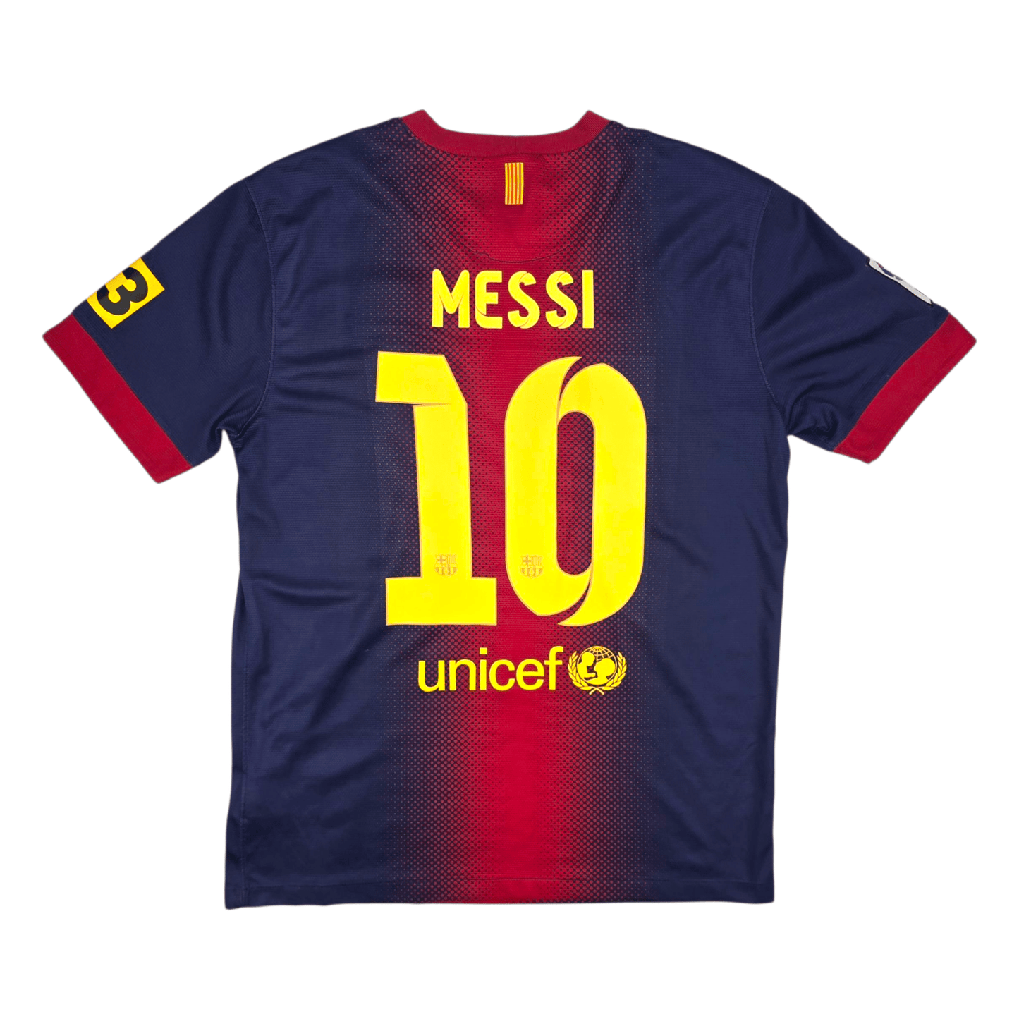 2012/13 Barcelona Home Football Shirt (M) Nike #10 Messi