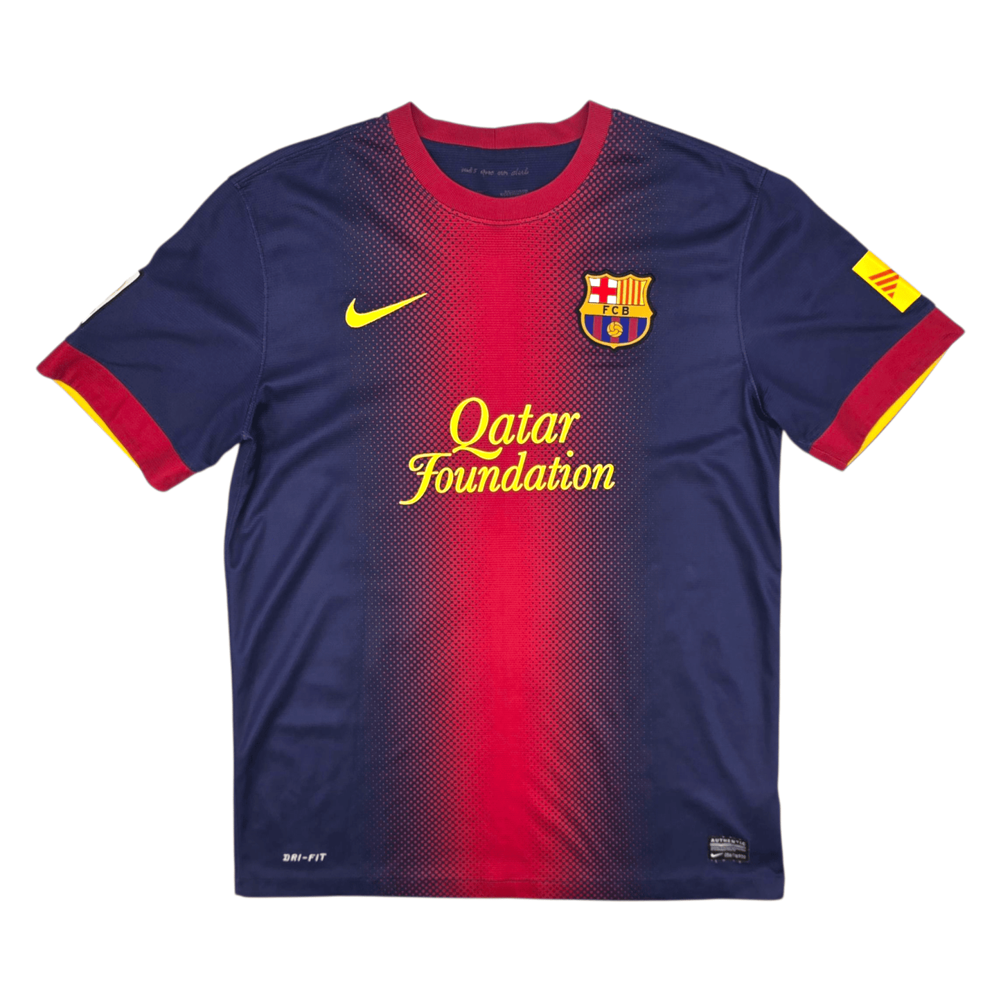 2012/13 Barcelona Home Football Shirt (M) Nike #10 Messi