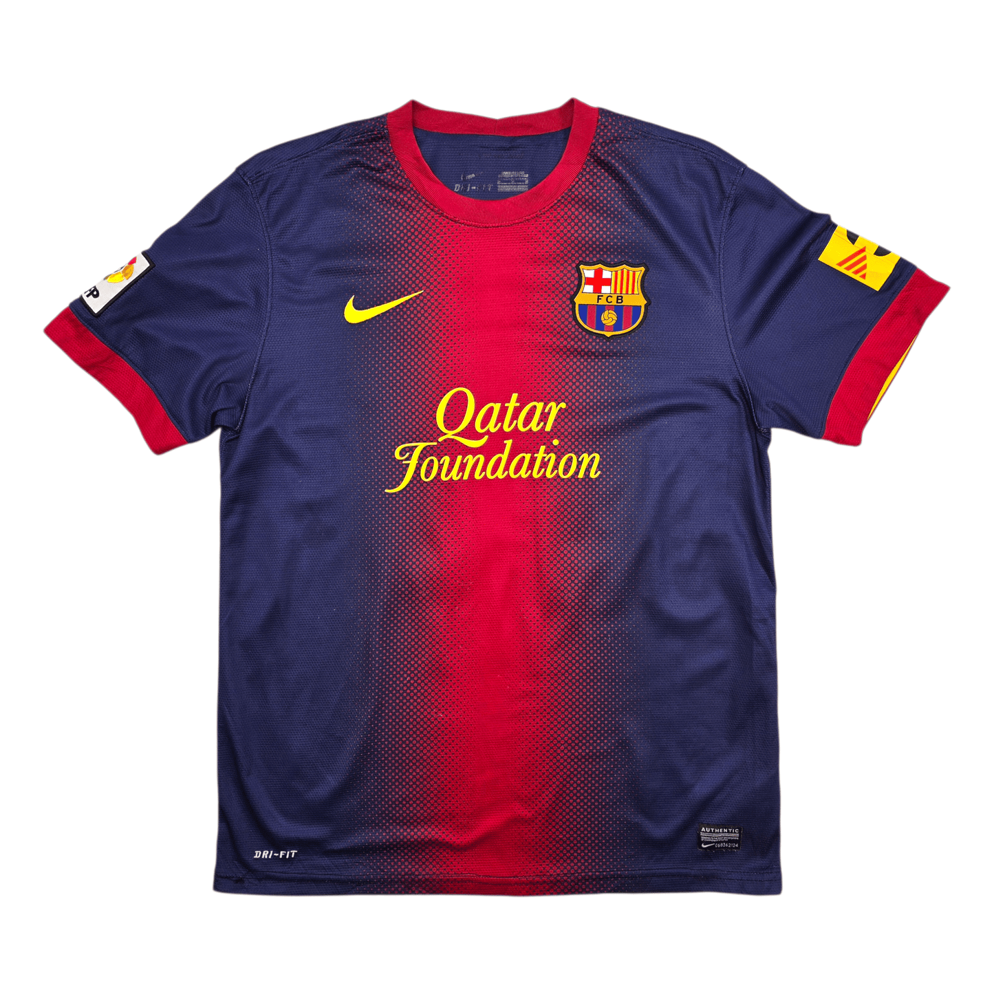 2012/13 Barcelona Home Football Shirt (M) Nike #10 Messi