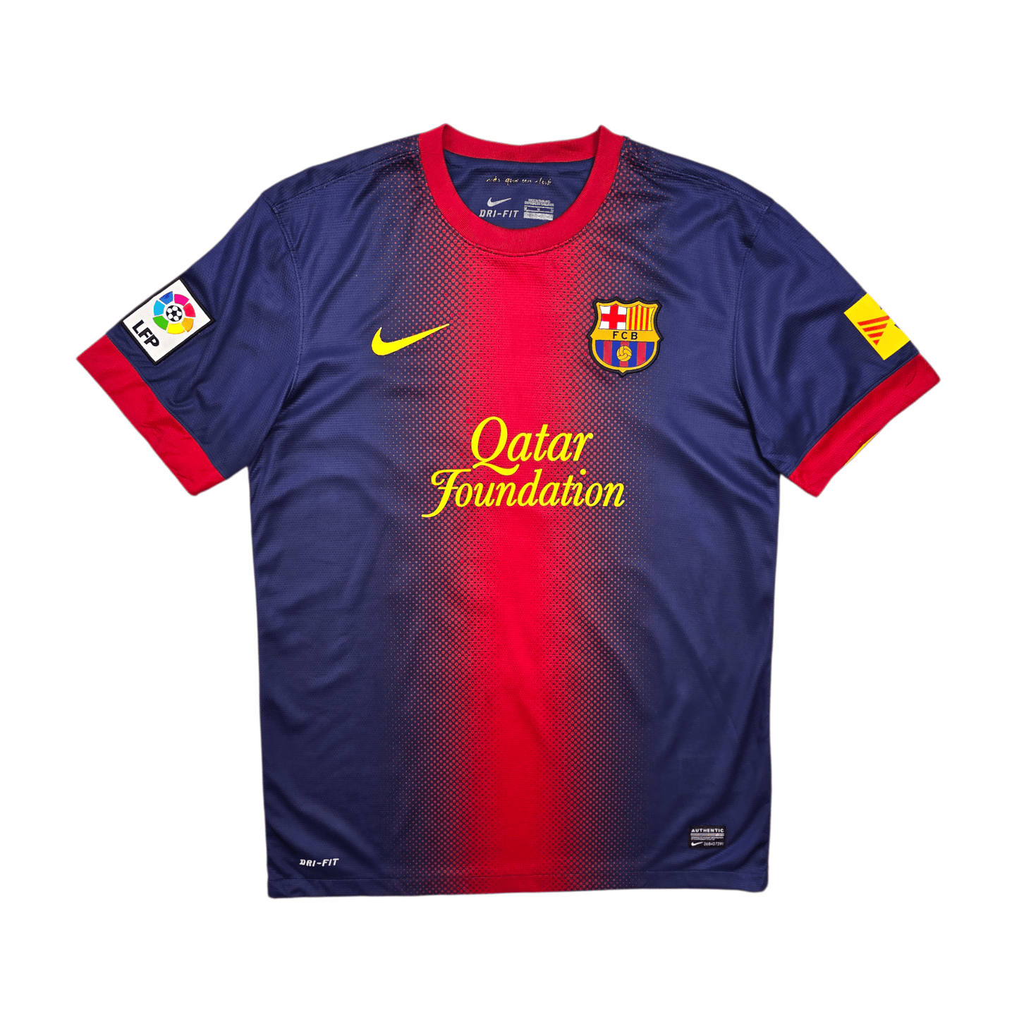 2012/13 Barcelona Home Football Shirt (M) Nike #16 Sergio