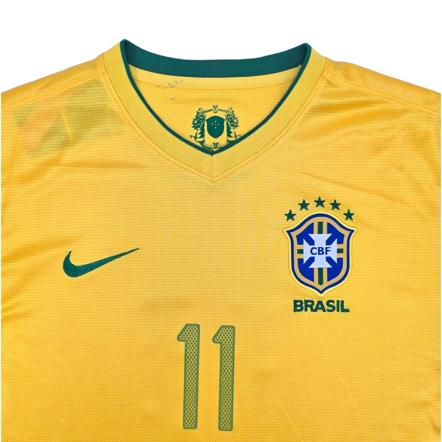 2012/13 Brazil Home Football Shirt (M) Nike #11 Neymar