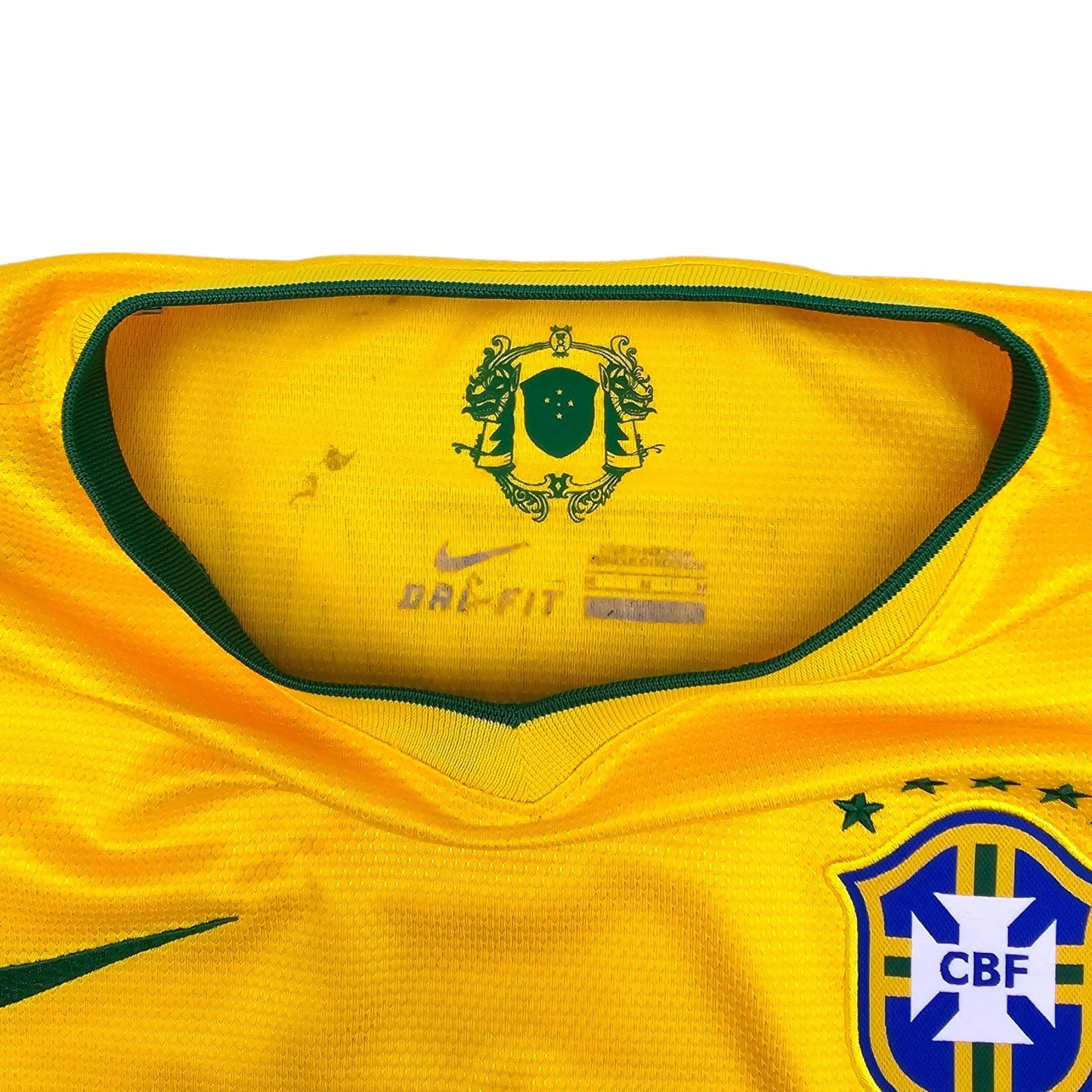 2012/13 Brazil Home Football Shirt (M) Nike #11 Neymar