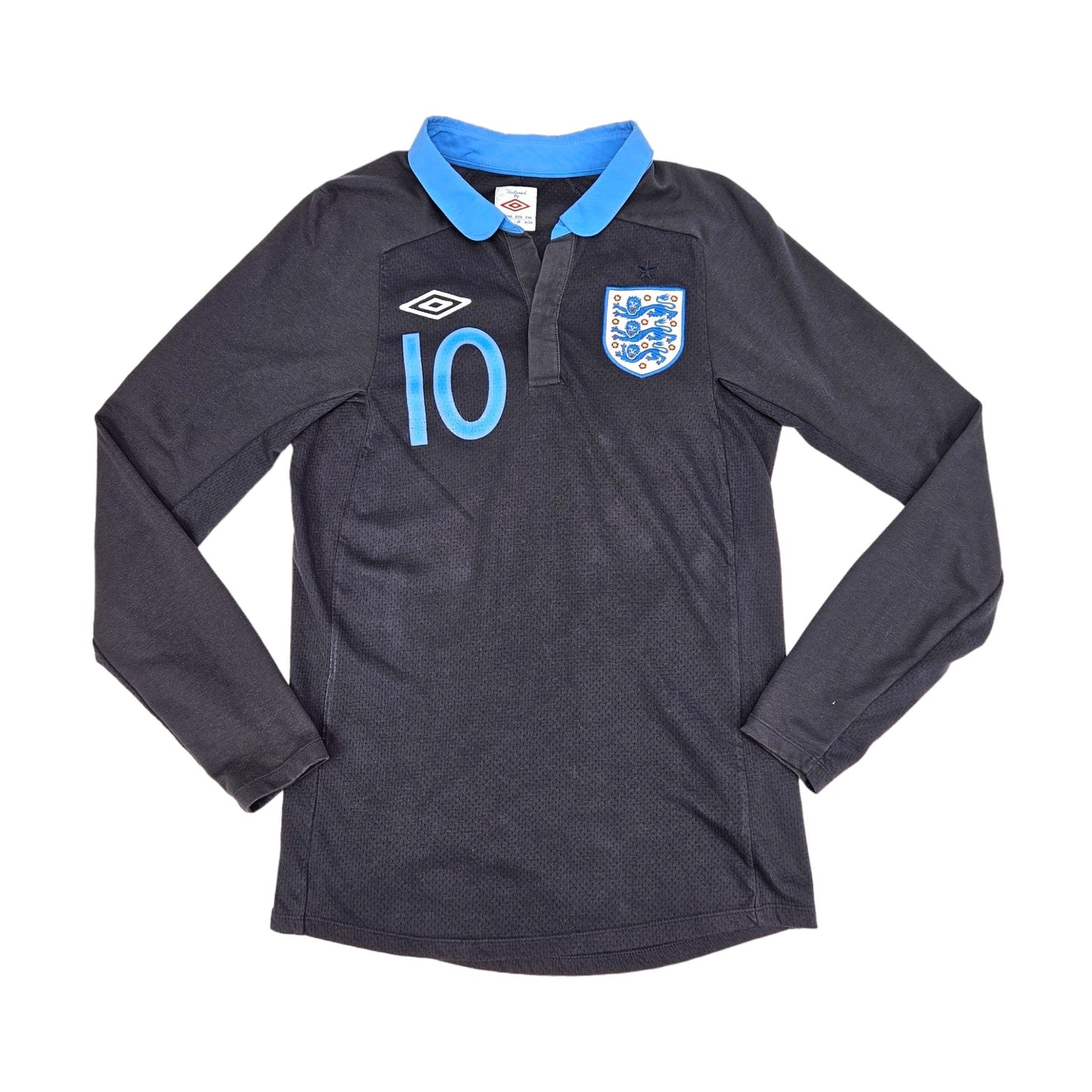 2012/13 England Away Football Shirt (S) Umbro #10 Rooney (Player Version)