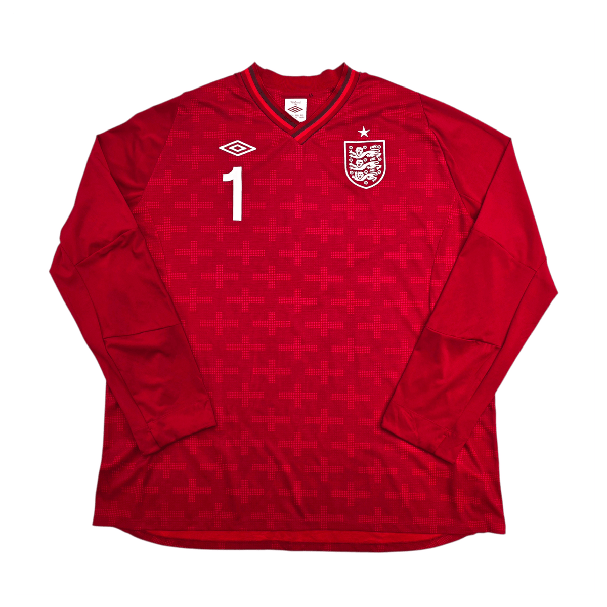 2012/13 England Goal Keeper Football Shirt (3XL) Umbro #1 Hart