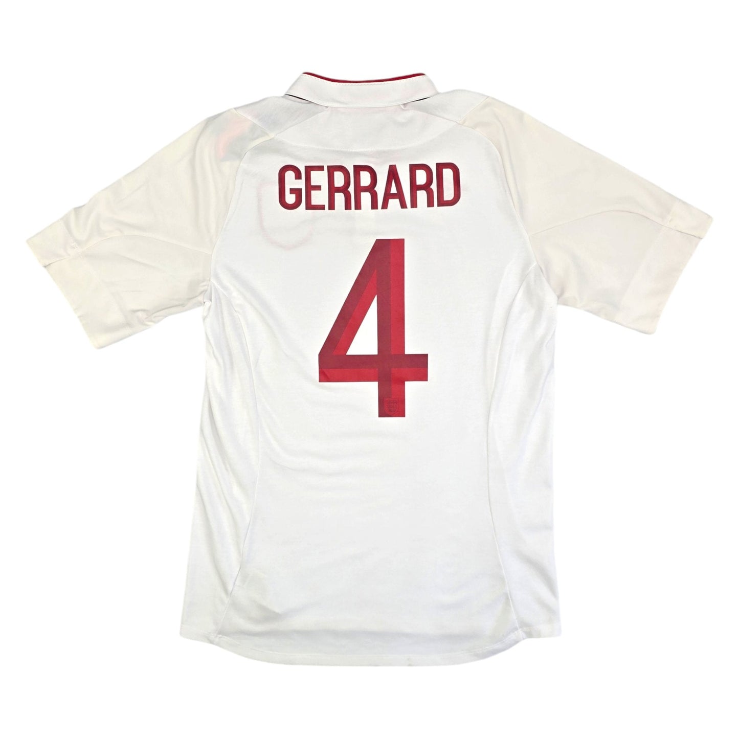 2012/13 England Home Football Shirt (M) Umbro #4 Gerrard