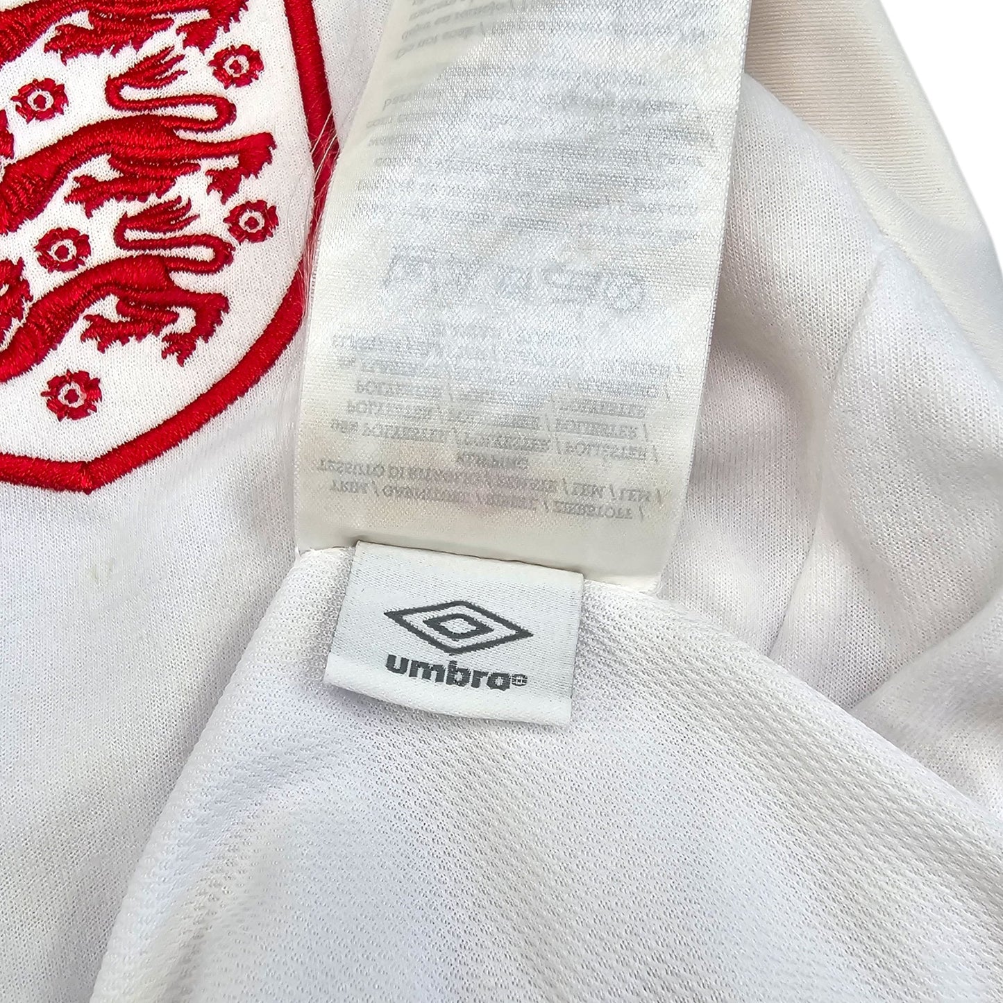 2012/13 England Home Football Shirt (M) Umbro #4 Gerrard