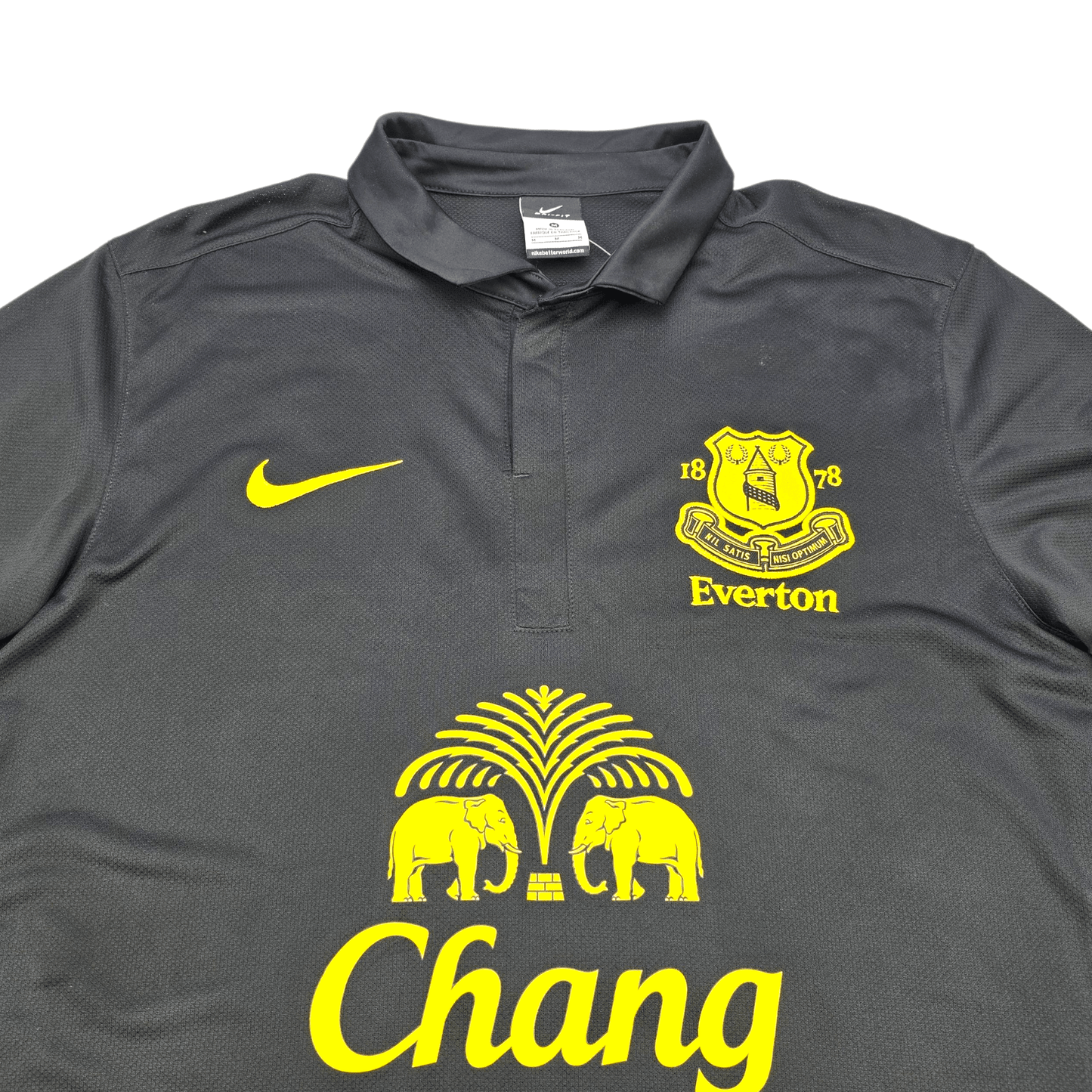 2012/13 Everton Away Football Shirt (M) Nike #3 Baines