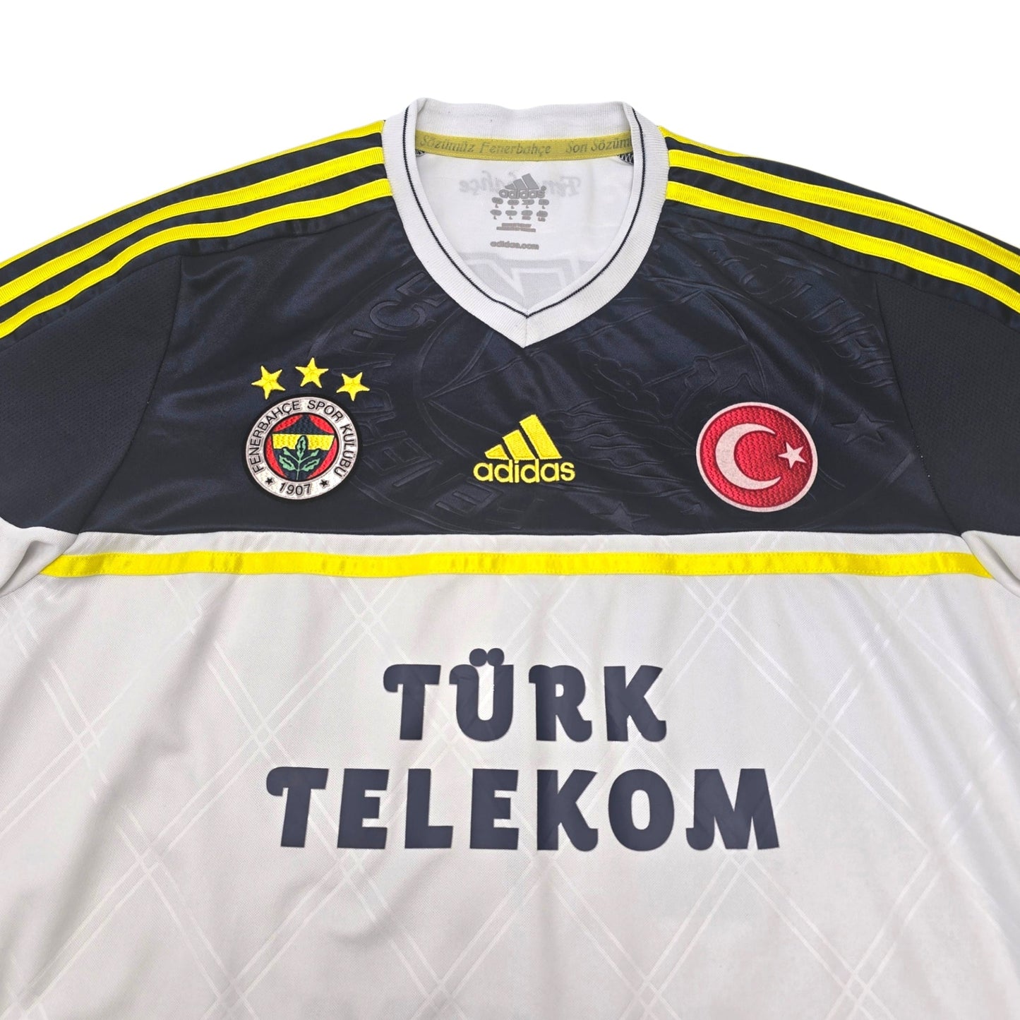 2012/13 Fenerbahce Away Football Shirt (L) Adidas #10 Alex