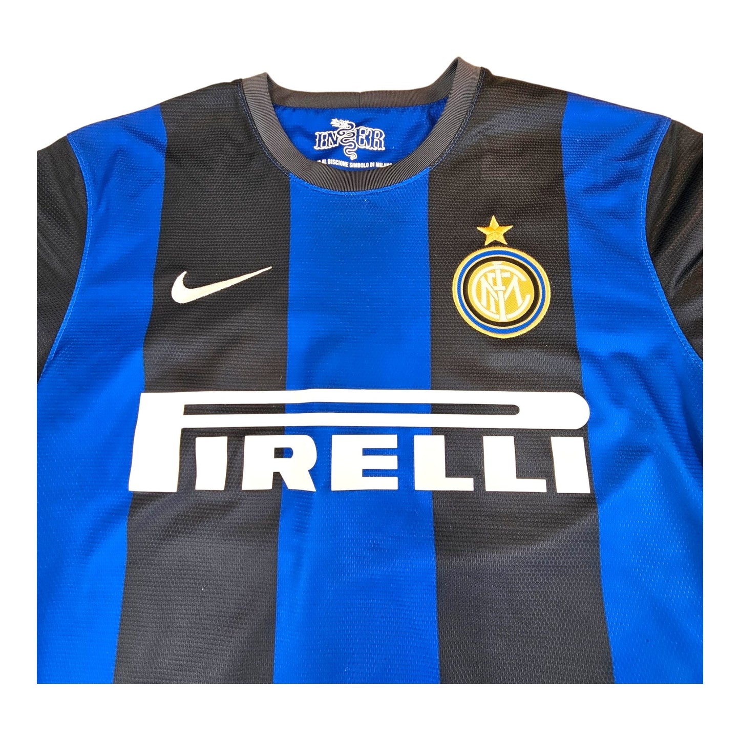 2012/13 Inter Milan Home Football Shirt (M) Nike #19 Cambiasso