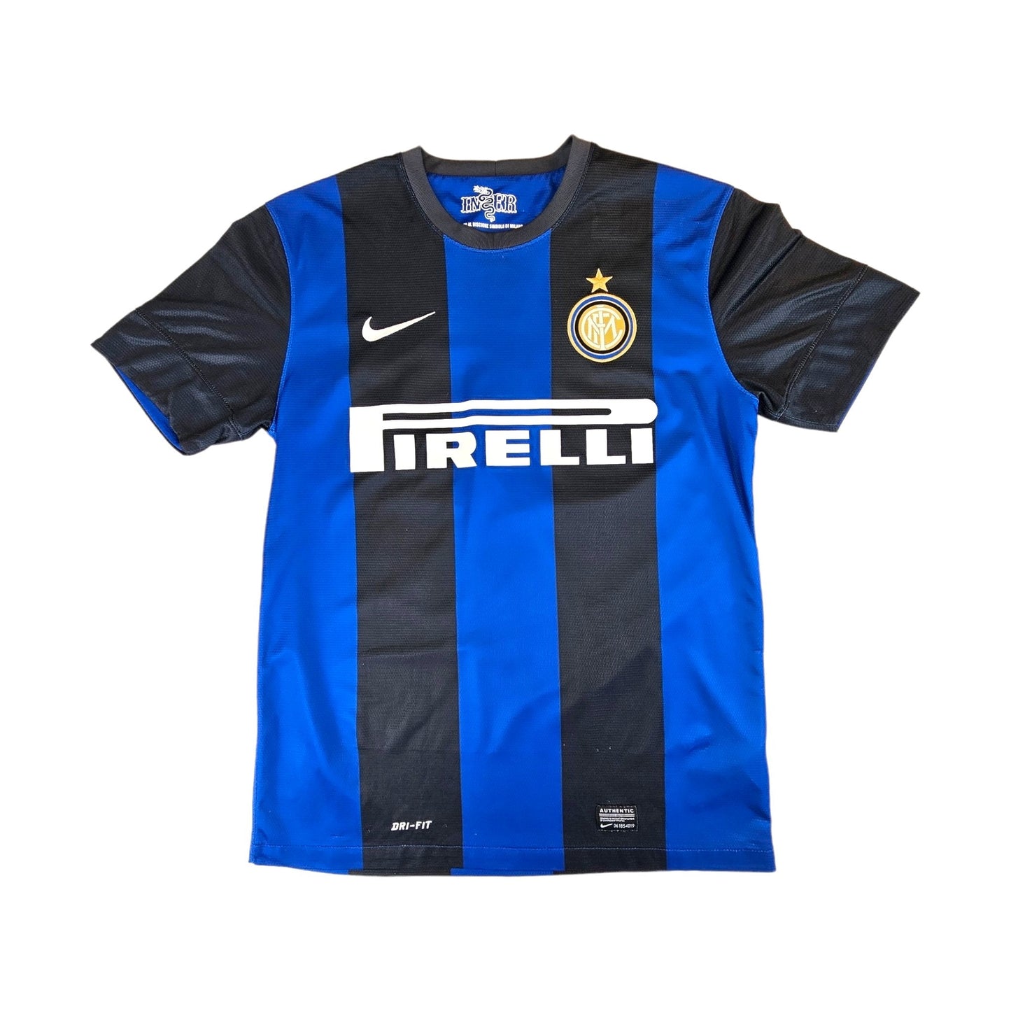 2012/13 Inter Milan Home Football Shirt (M) Nike #19 Cambiasso