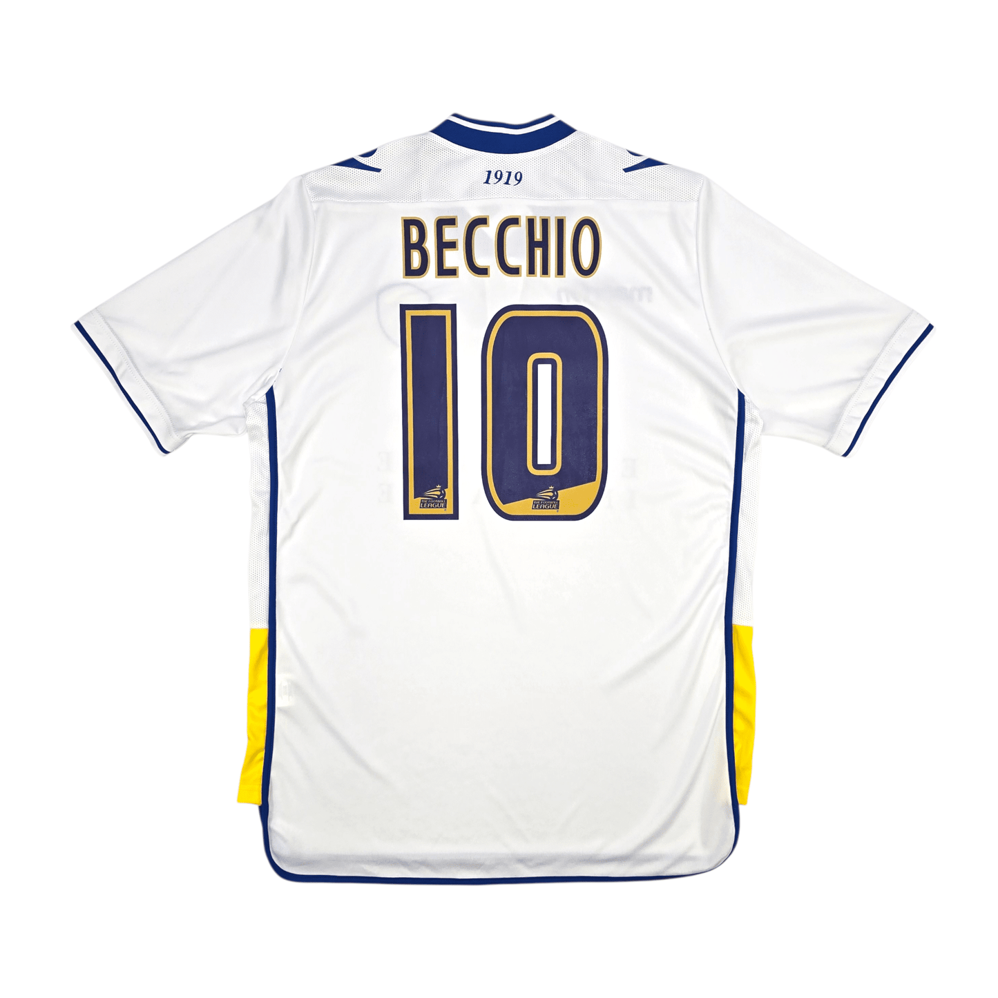 2012/13 Leeds United Home Football Shirt (XL) Macron #10 Becchio