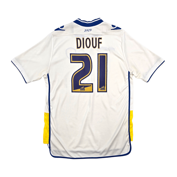 2012/13 Leeds United Home Football Shirt (XL) Macron #21 Diouf