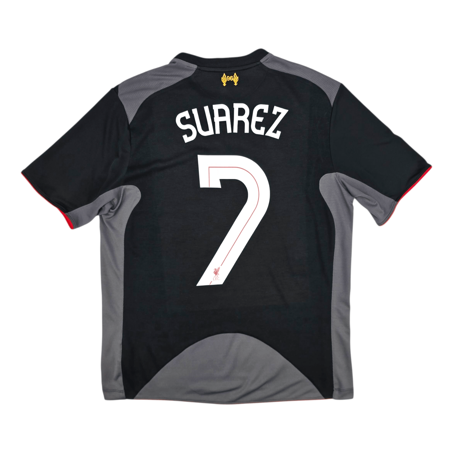 2012/13 Liverpool Away Football Shirt (M) Warrior #7 Suárez