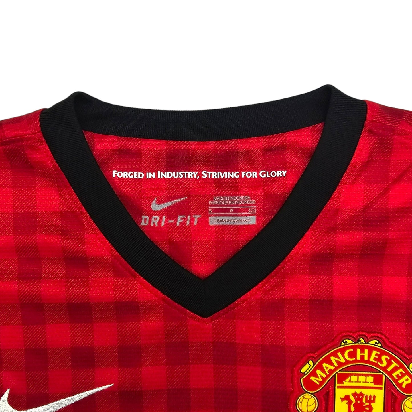 2012/13 Manchester United Home Football Shirt (S) Nike #20 v.Persie
