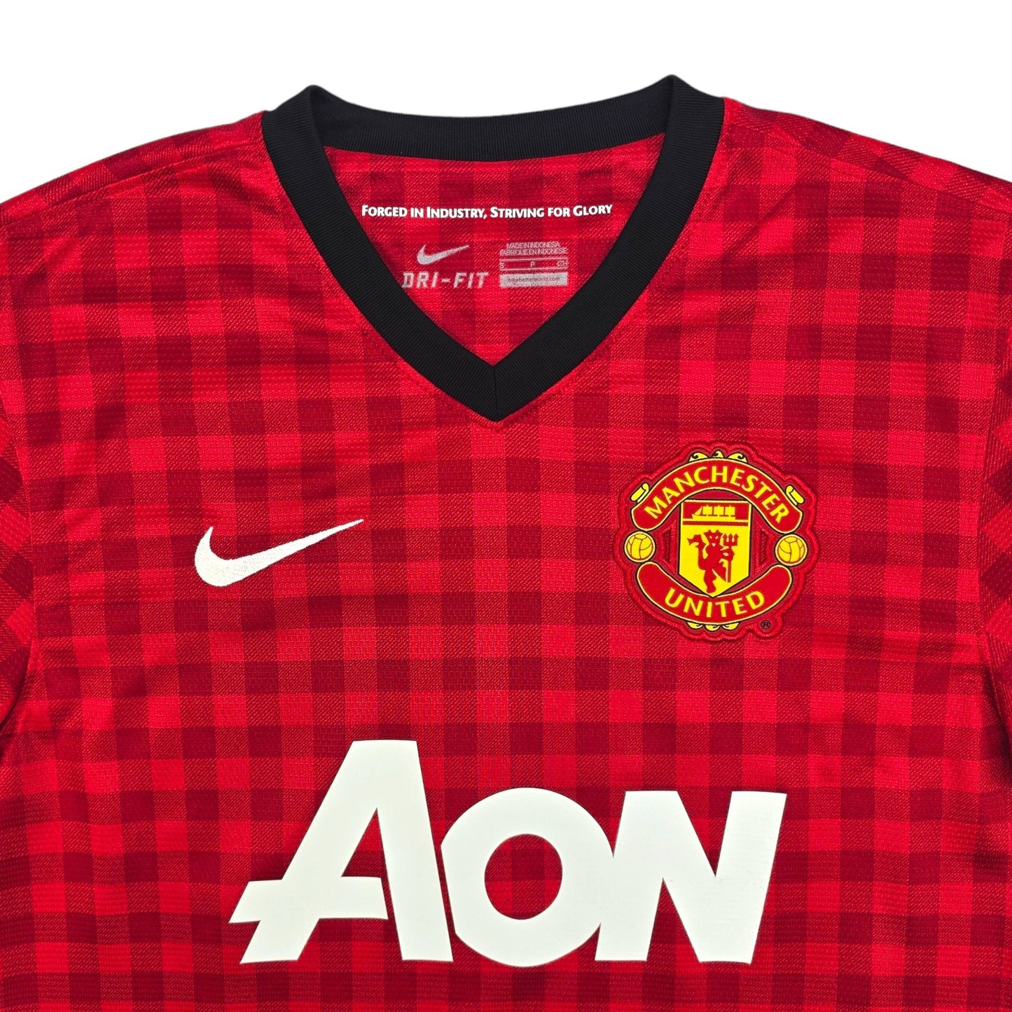 2012/13 Manchester United Home Football Shirt (S) Nike #20 v.Persie