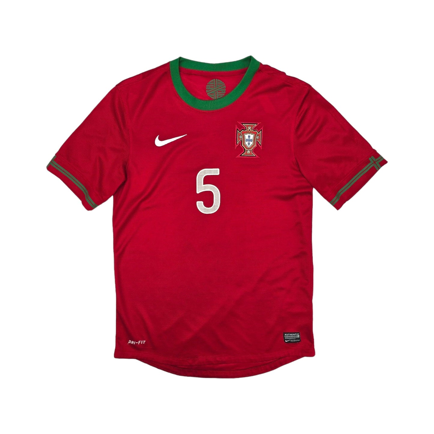 2012/13 Portugal Home Football Shirt (S) Nike #5 F.Coentrao