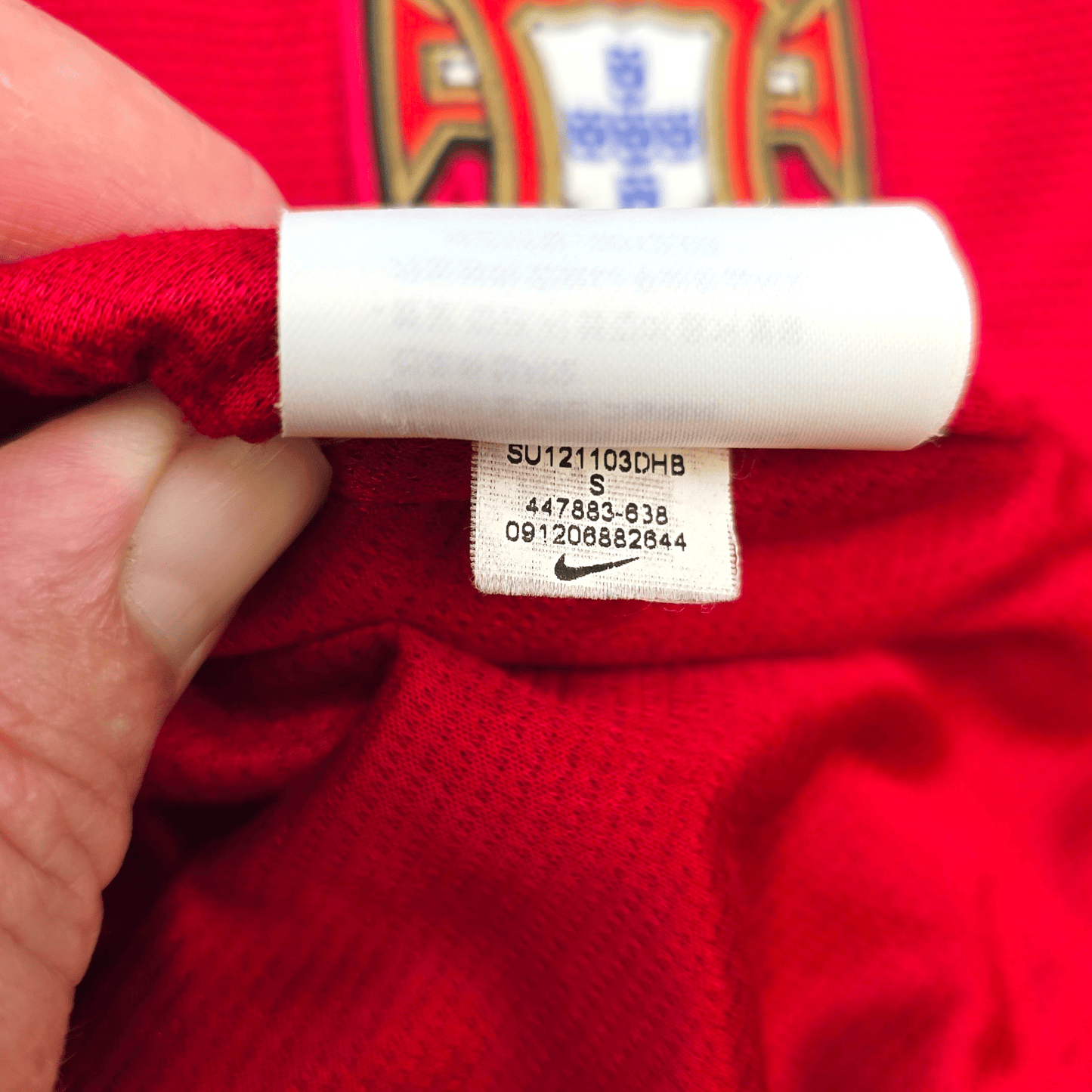 2012/13 Portugal Home Football Shirt (S) Nike #7 Ronaldo