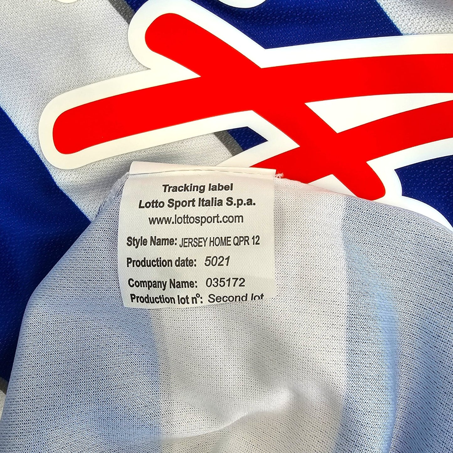 2012/13  Queens Park Rangers Home Football Shirt (XL) Lotto #10 Taarabt (BNWTs)