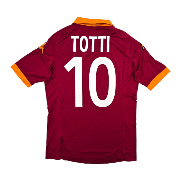 2012/13 Roma Home Football Shirt (L) Kappa #10 Totti