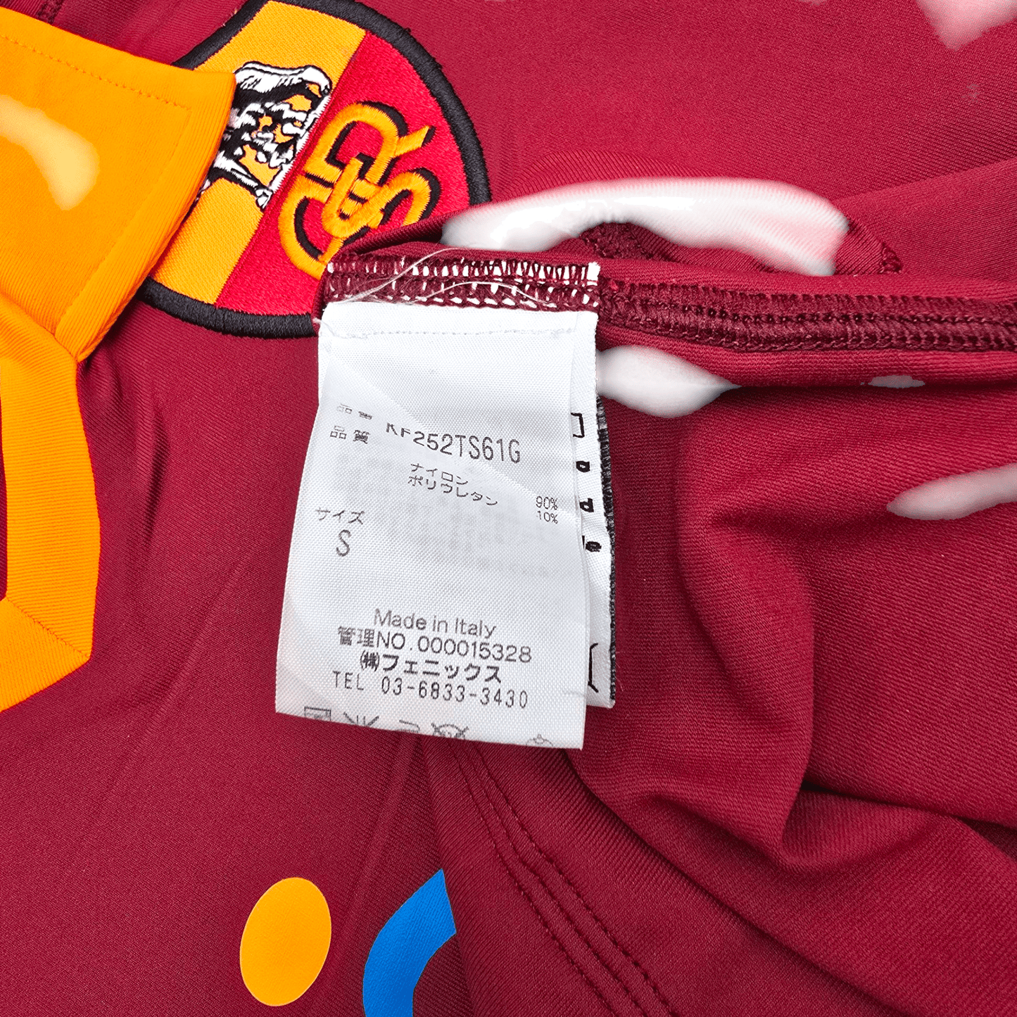 2012/13 Roma Home Football Shirt (S) Kappa #10 Totti