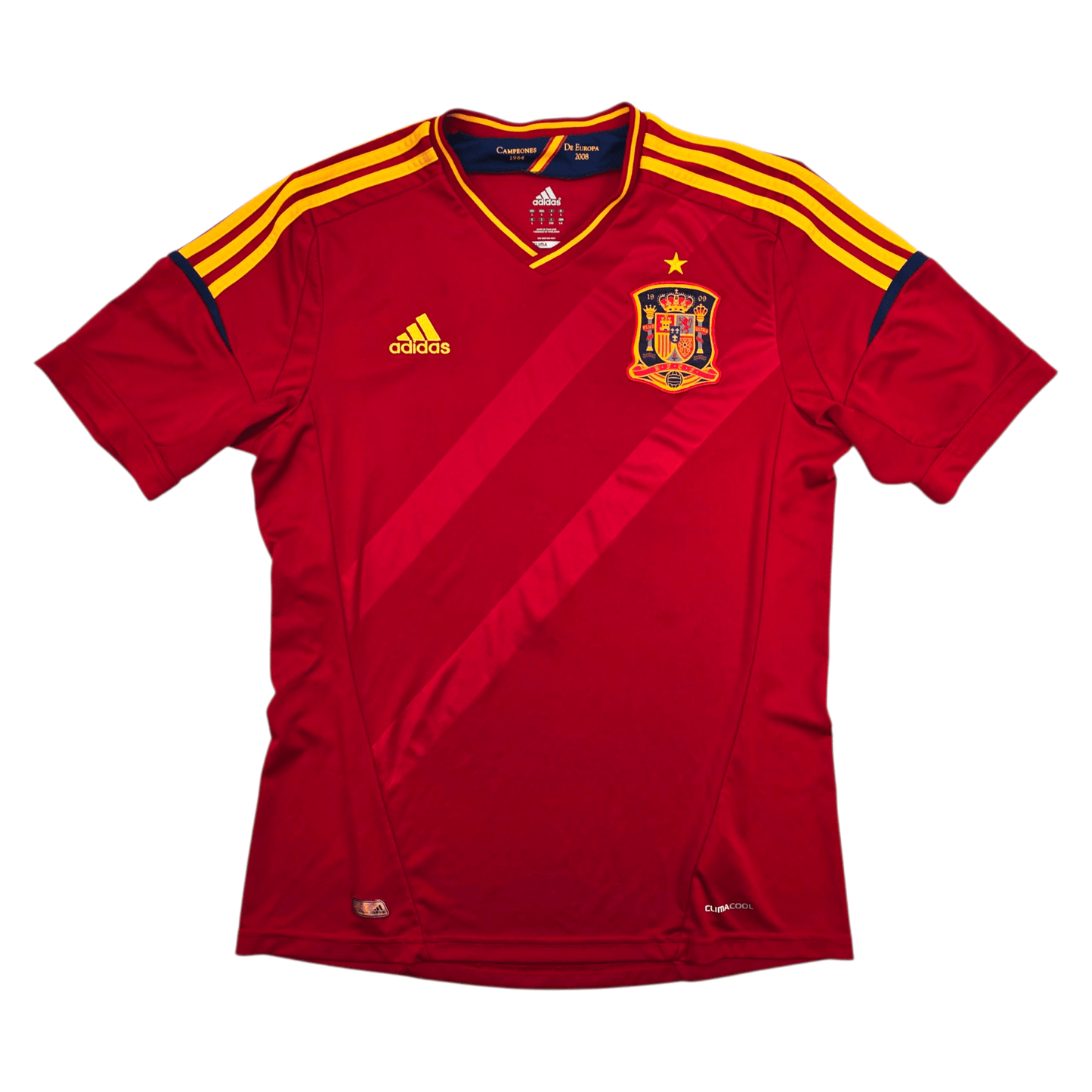 2012/13 Spain Home Football Shirt (L) Adidas