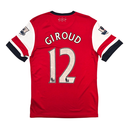 2012/14 Arsenal Home Football Shirt (S) Nike #12 Giroud