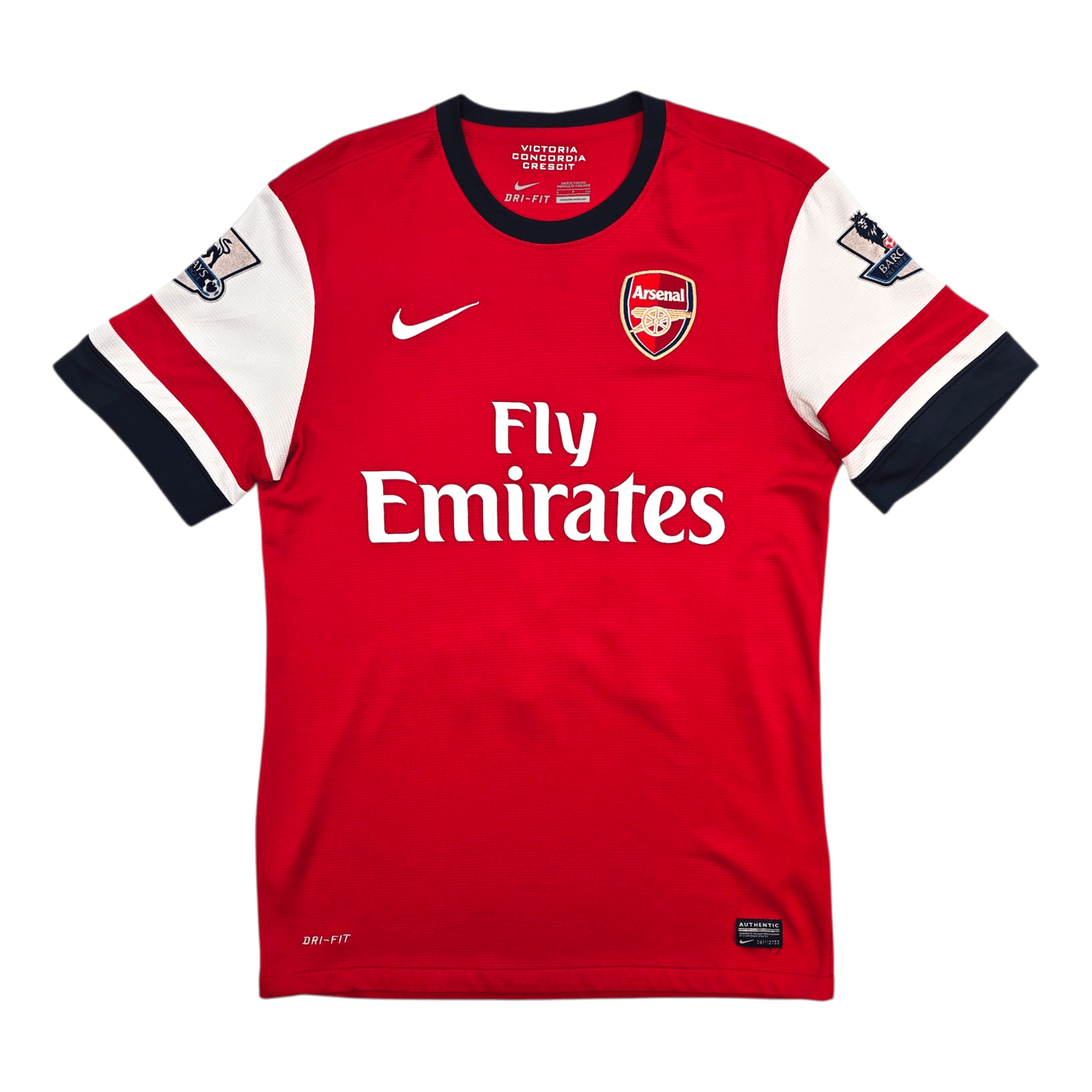 2012/14 Arsenal Home Football Shirt (S) Nike #12 Giroud