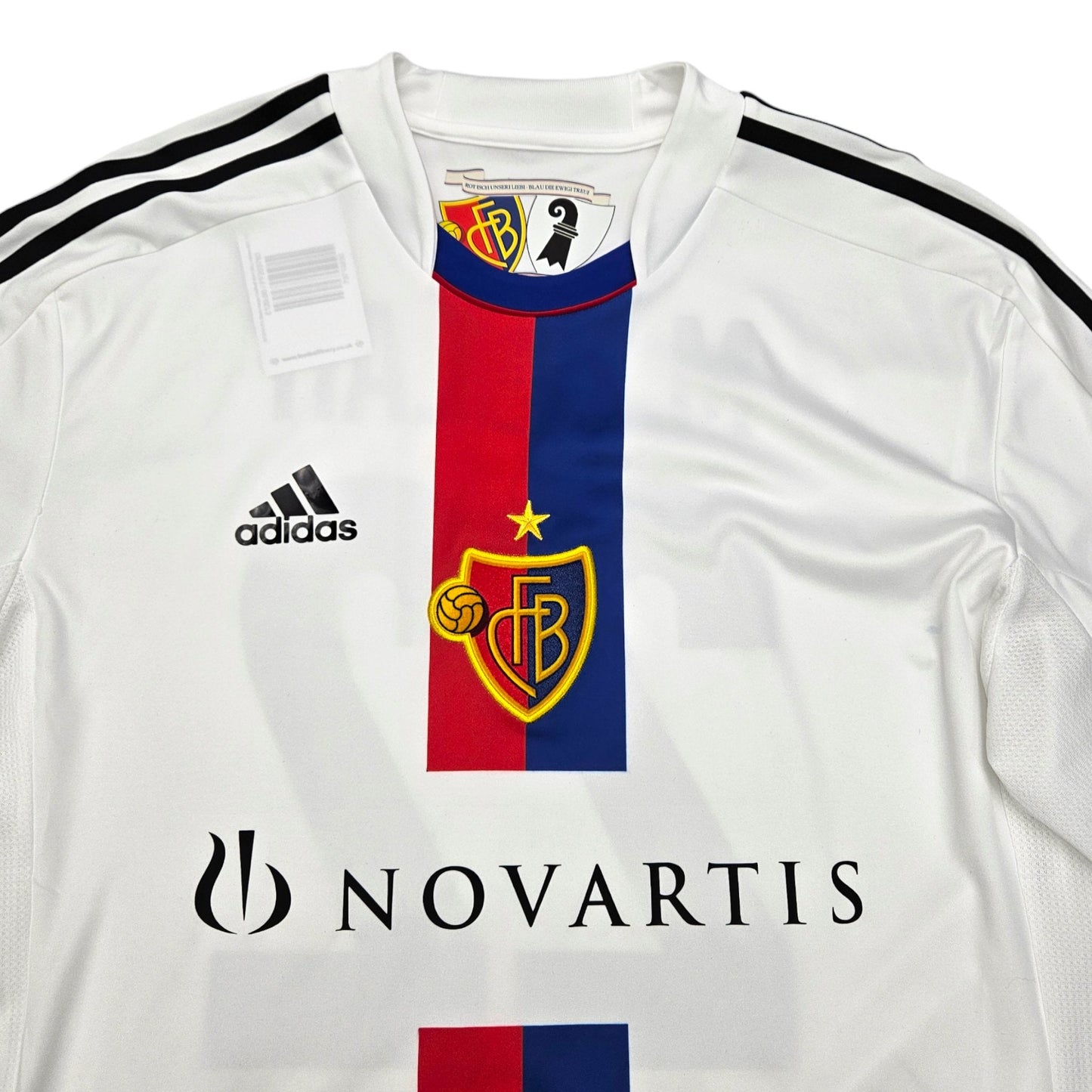 2012/14 FC Basel Away Football Shirt (XL) Adidas #22 Salah (Player Version)