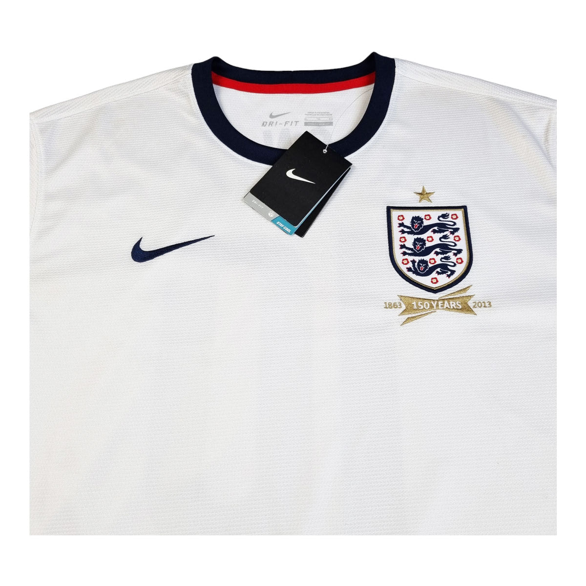2013 England 150 yr Anniversary Home Football Shirt (XL) Nike #10 Rooney